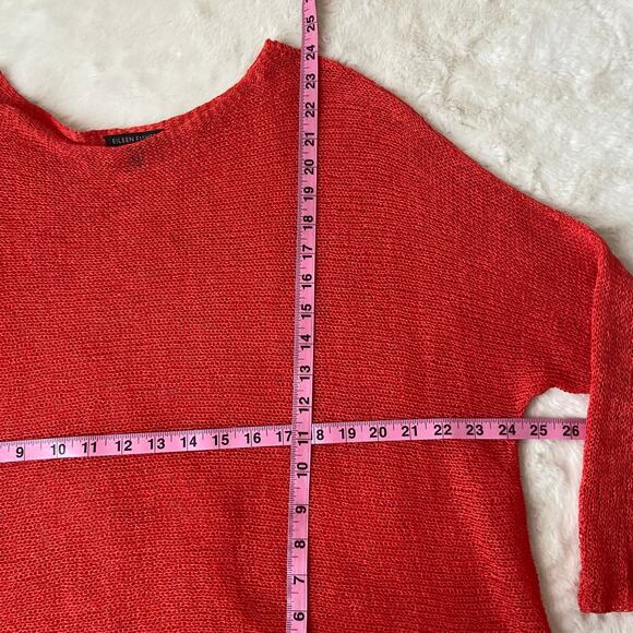 Eileen Fisher Linen Blend Sweater - Picture 4 of 4